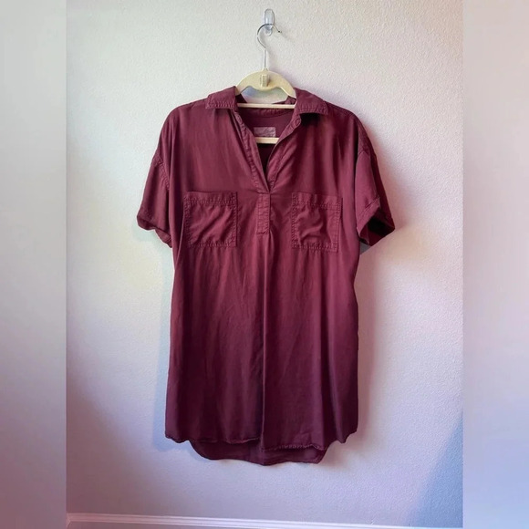 Universal Thread Target T-Shirt Dress - light burgundy, size small - Picture 1 of 5